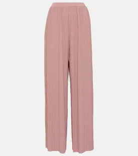 Alfonsa wide-leg trousers in MAX MARA jersey, pink