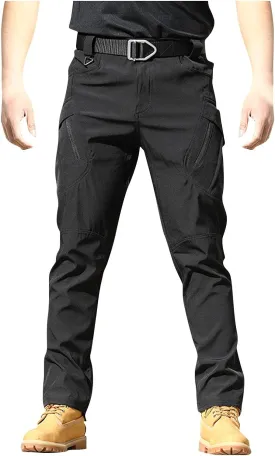 Cargo Work Pants for Men Stretch Flex Camo Tactical Pants Military Waterproof Lightweight Hiking Pants with Pockets