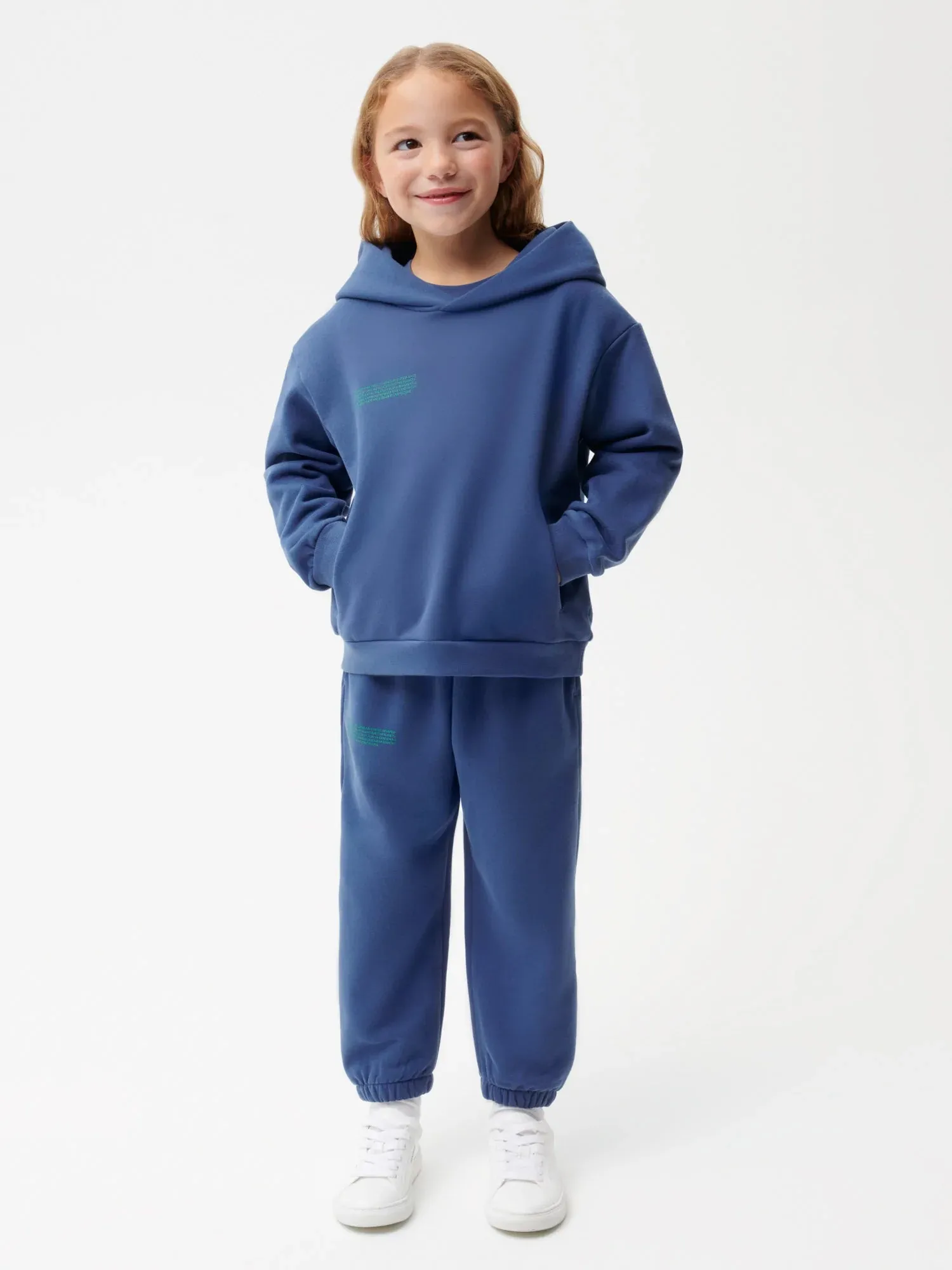 Kids' 365 Track Pants - Solar System—earth blue