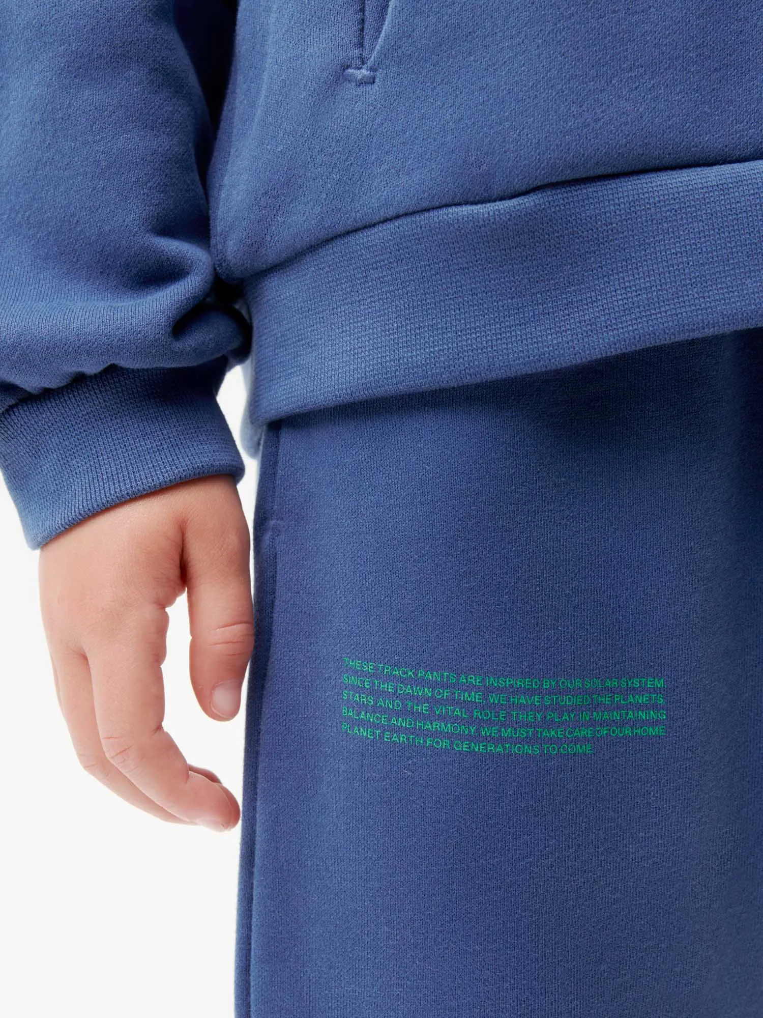 Kids' 365 Track Pants - Solar System—earth blue