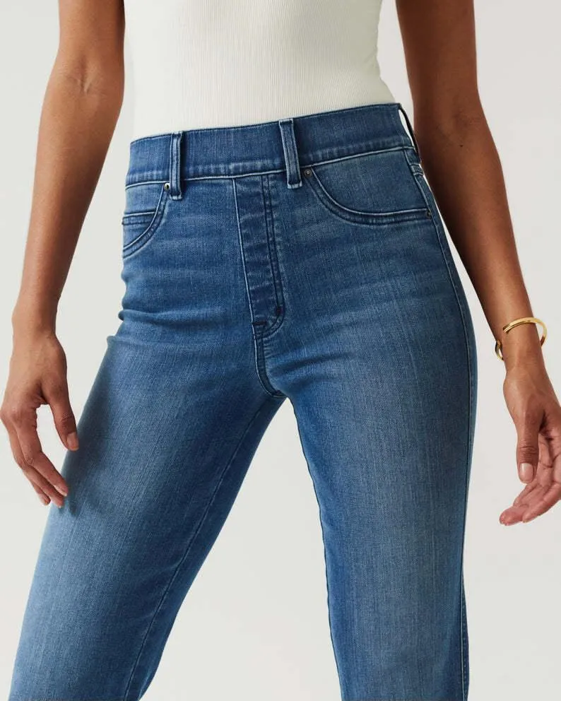 Ladies High Waisted Flare Denim Pants 925