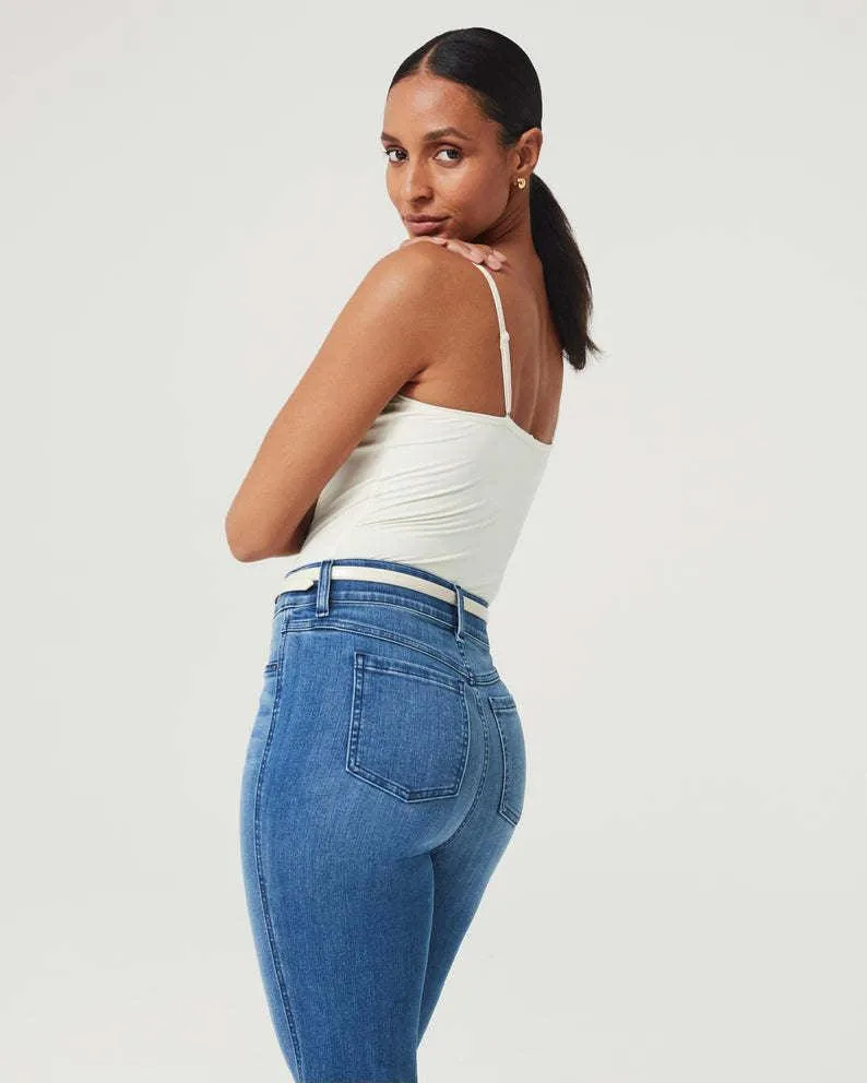 Ladies High Waisted Flare Denim Pants 925
