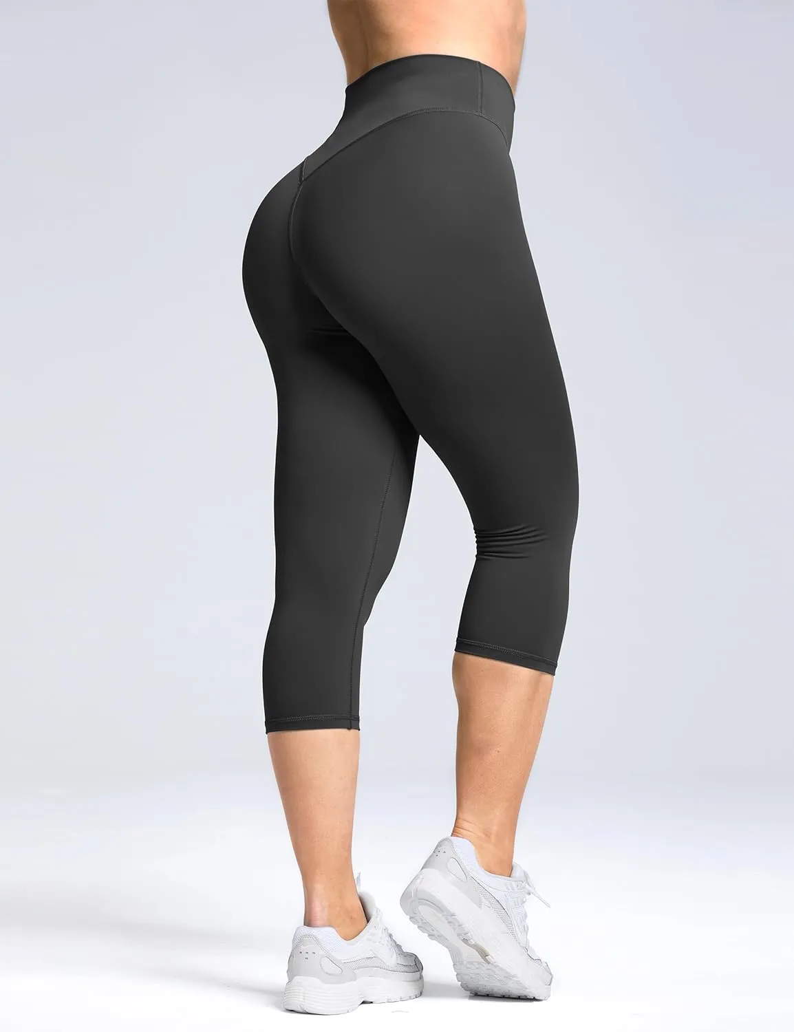 Olmlmt No Front Seam Workout Leggings for Women Tummy Control Butt Lifting Leggings Buttery Soft Gym Yoga Pants