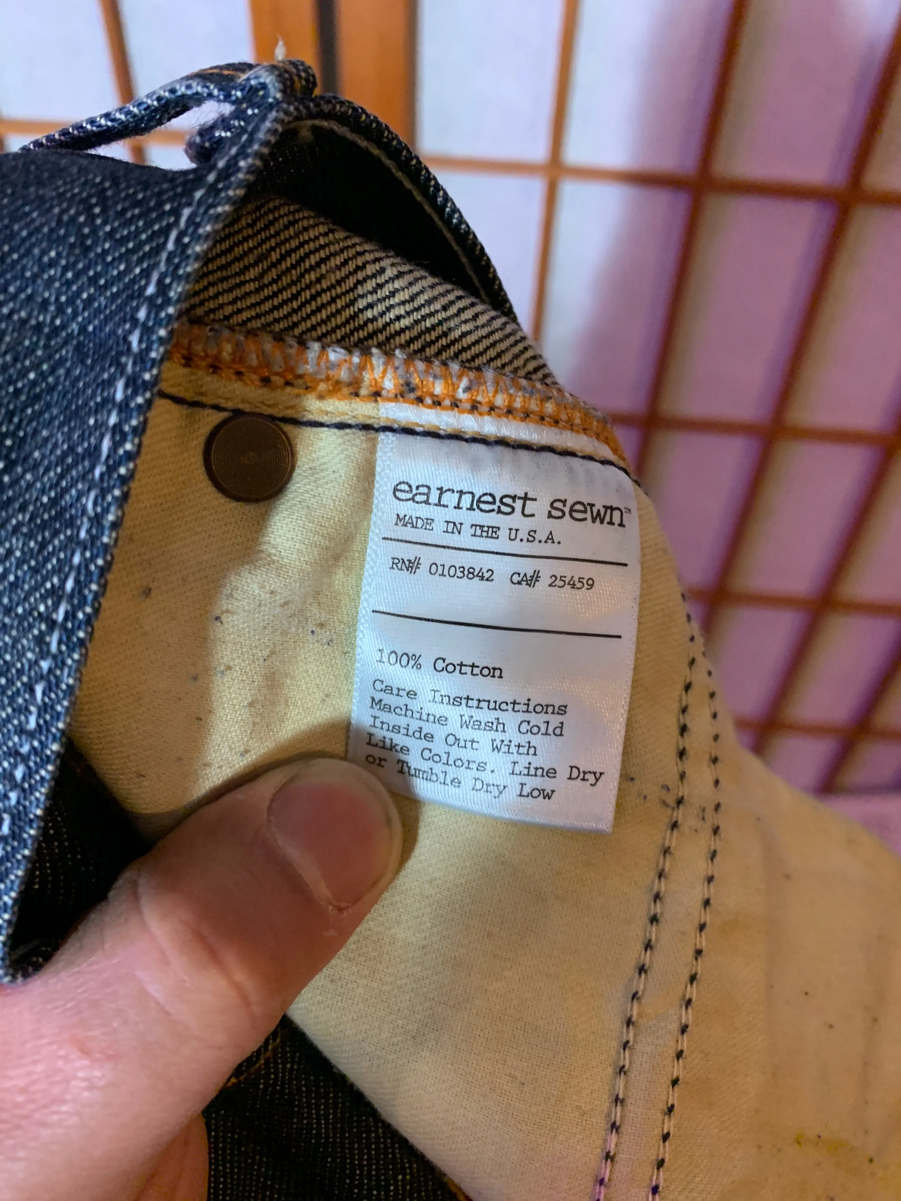 RAW like WRASLIN' Selvedge Jeans, EARNEST SEWN USA