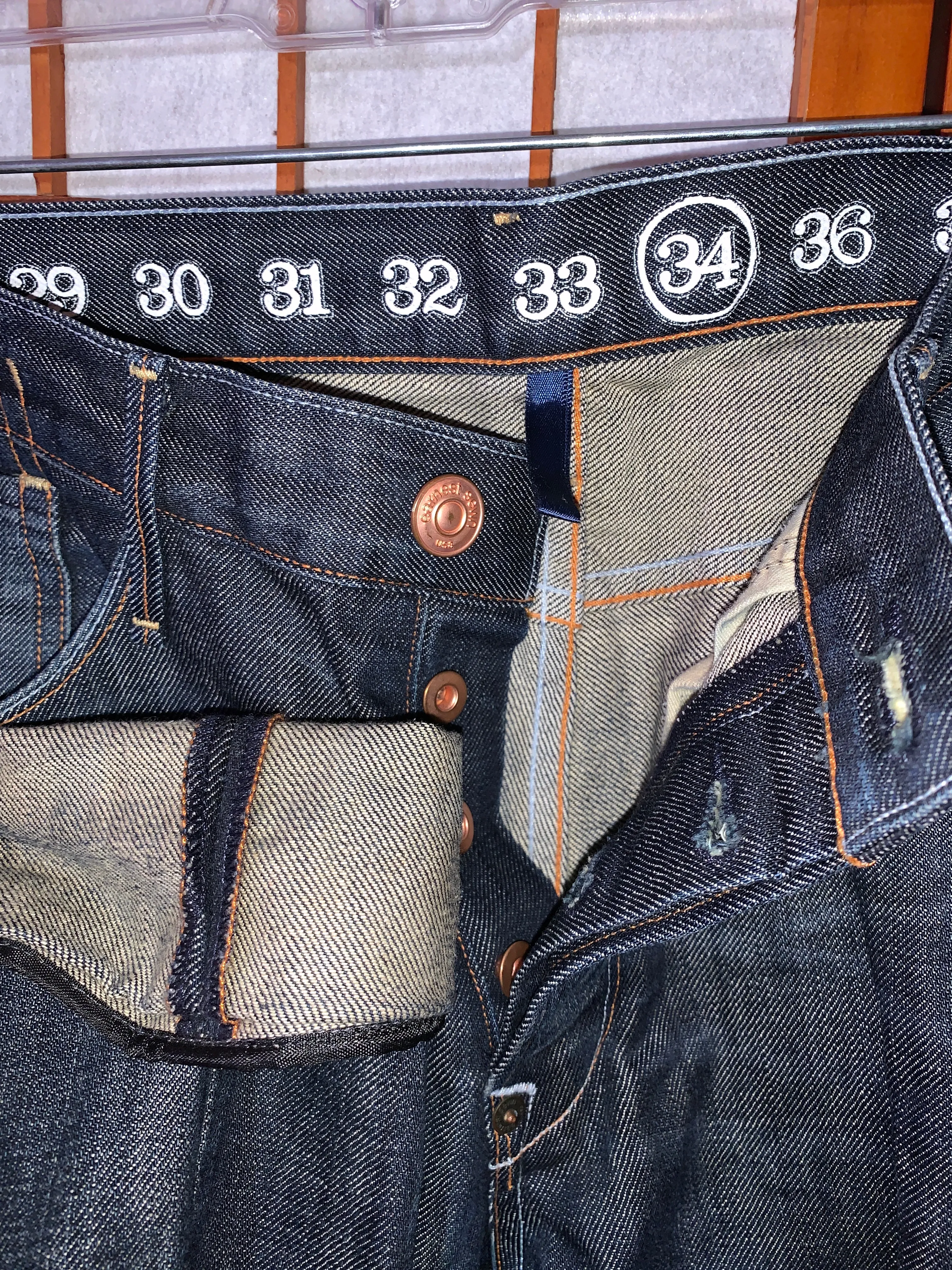 RAW like WRASLIN' Selvedge Jeans, EARNEST SEWN USA