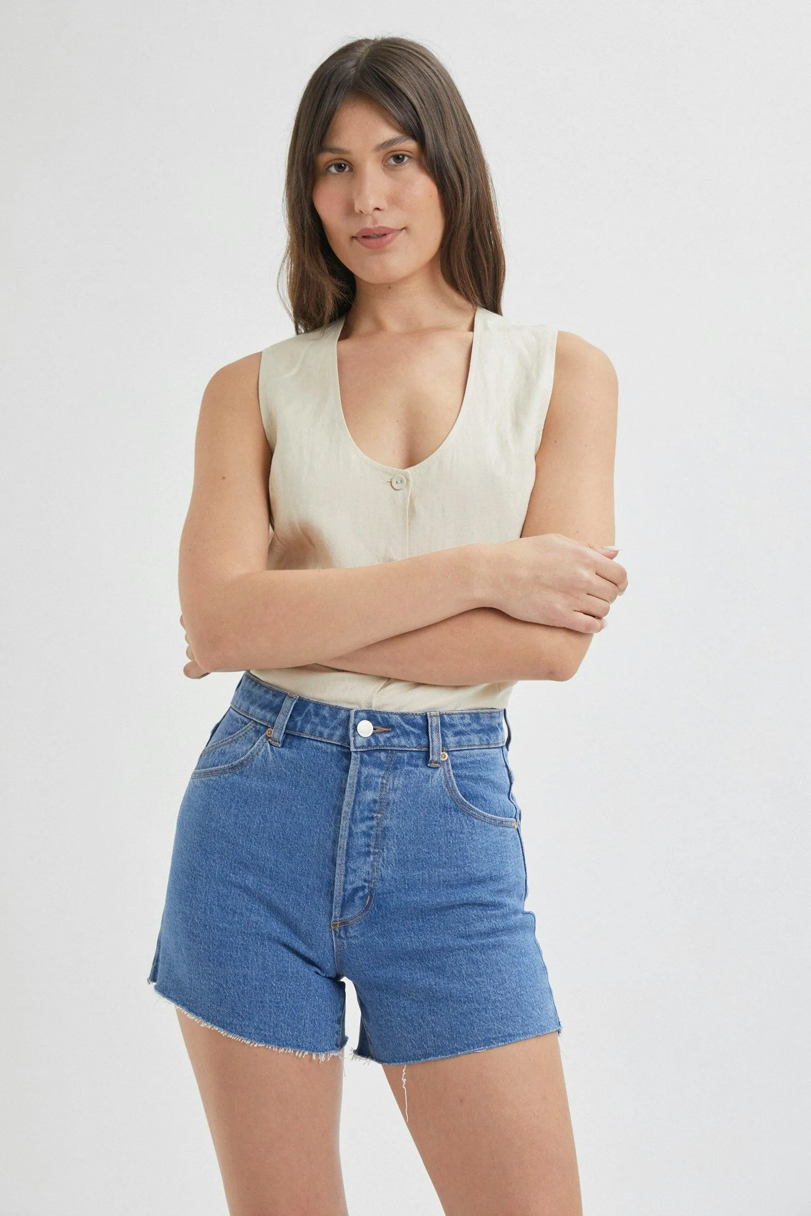 ROLLAS Original Denim Short - New York Blue