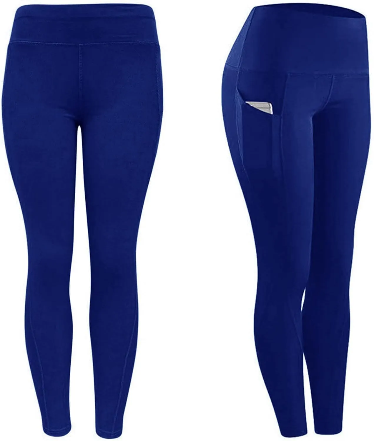Women's Yoga Pants High Waist Tummy Control Running Leggings Butt Lift Workout Stretch Thermal Leggings with Pocket